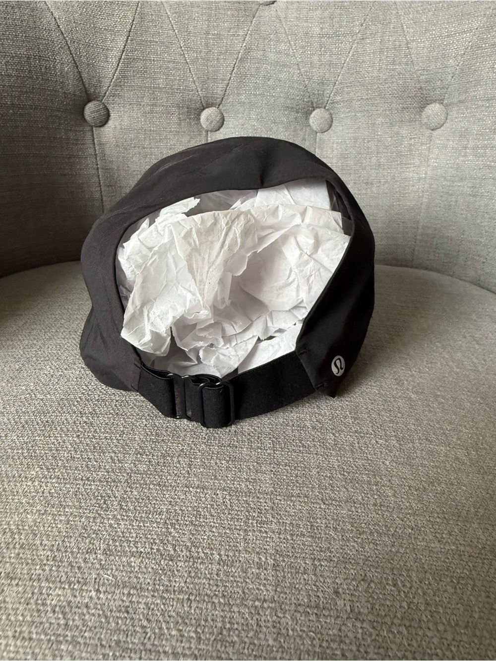 Lululemon Fast And Free Ponytail Hat Black - Picture 2 of 5